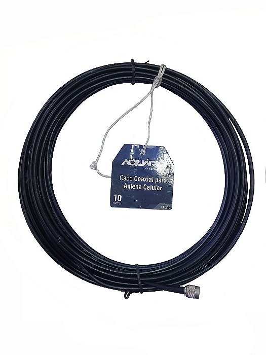 Cabo Celular Antena CF-210 10m  -  AQUARIO