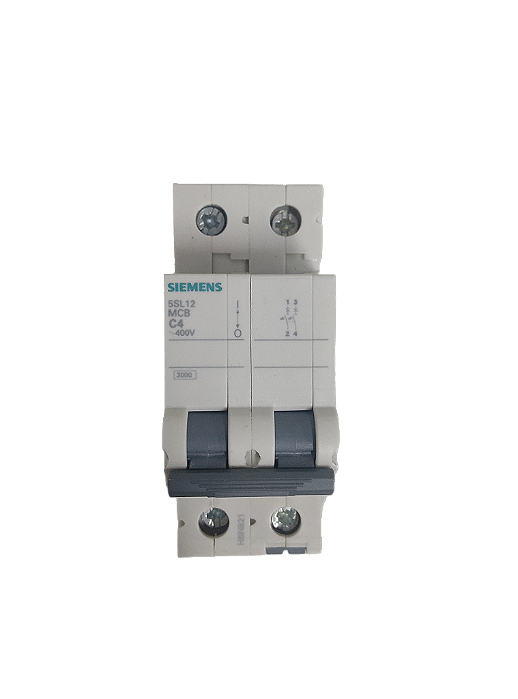 Mini Disjuntor Bipolar 4A 5SL12-C4  -  SIEMENS