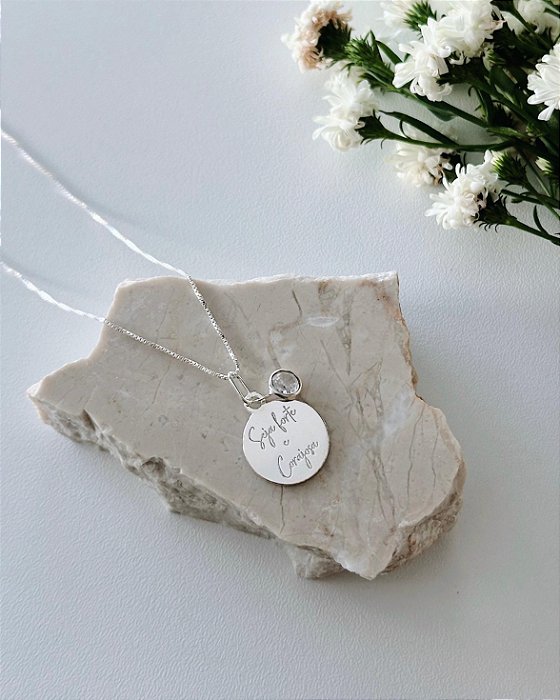 Colar Seja Forte e Corajosa