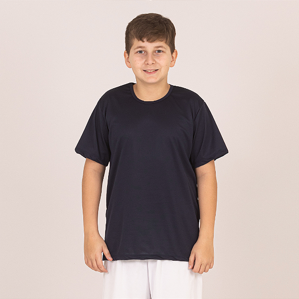 Camiseta Infantil menino Futebol Dry Fit Gola redonda