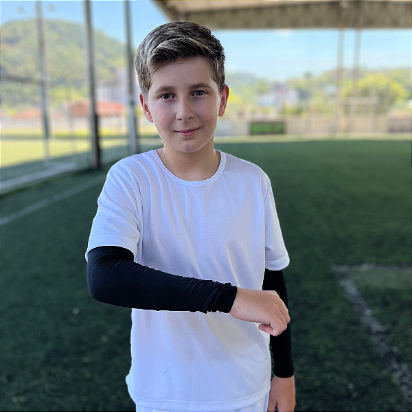 Par de manguito Esportivo infantil Juvenil Proteção UV50