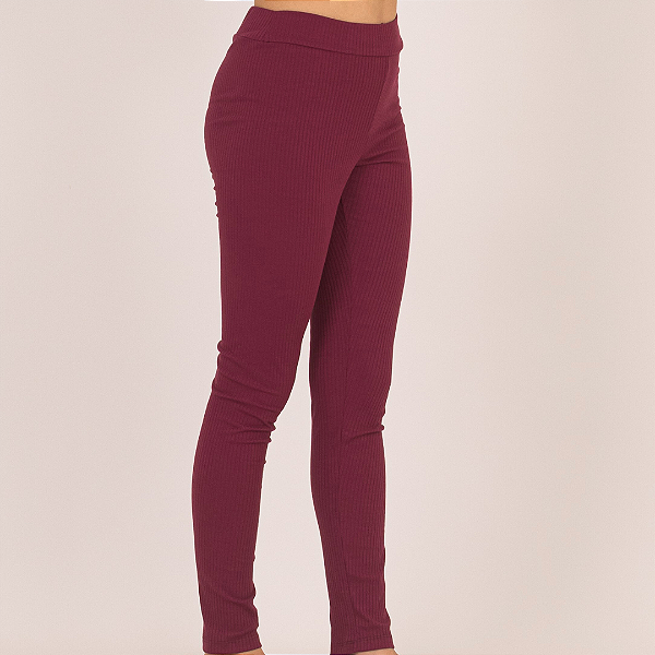 Calça Legging Canelada Infantil Tendência Juvenil 6 ao 16
