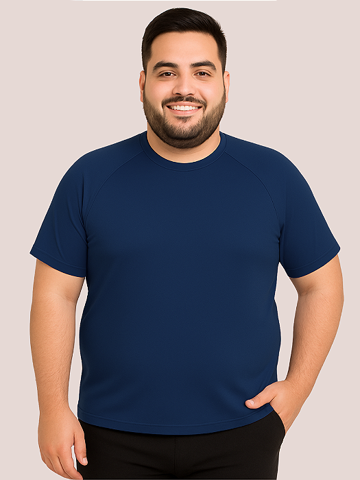 Blusa com Proteção UV50+ Plus Size Masculina Manga Longa G1,G2,G3 Lavin Basic