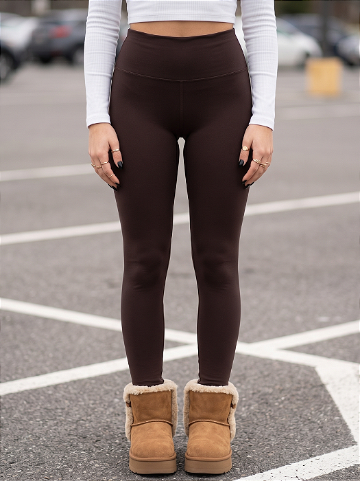 Legging flanelada peluciada Juvenil para adolescentes Cintura alta 87-A