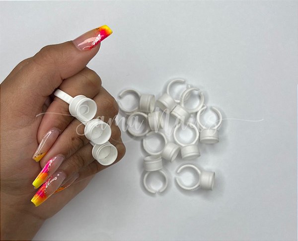 ANEL DE BATOQUE PARA COLA E PIGMENTO BRANCA