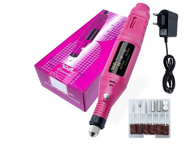 CANETA MOTOR ROSA