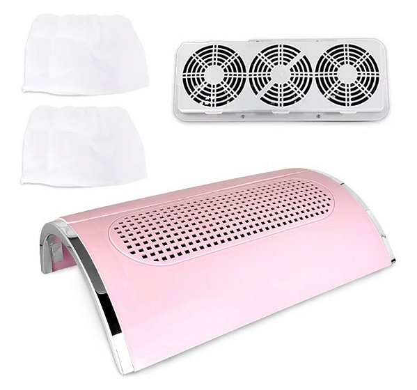 COLETOR ASPIRADOR 3 COOLER ROSA