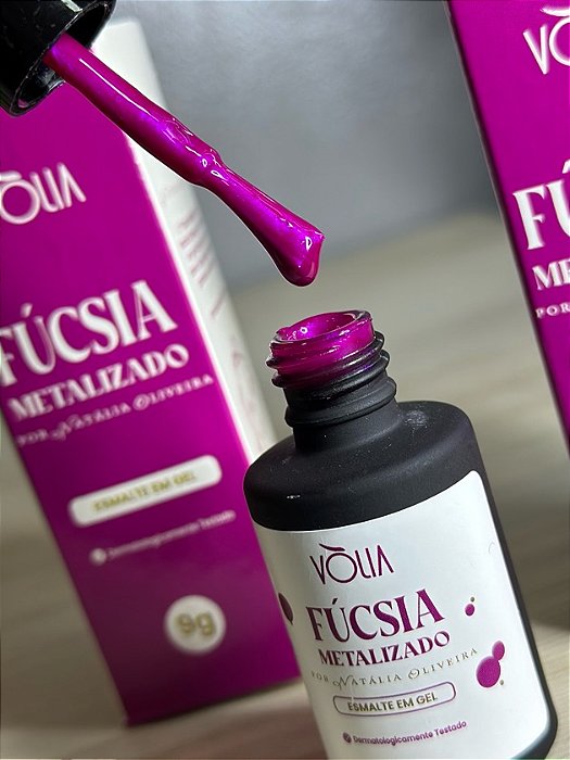 ESMALTE VOLIA FUCSIA METALIZADO 9G