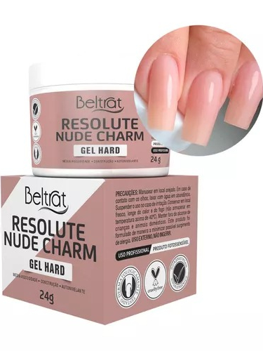 GEL RESOLUTE NUDE CHARME - GEL HARD 24G