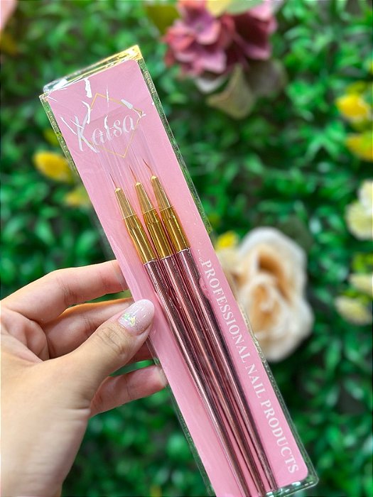 KIT PINCEL FINO ROSE KAISA