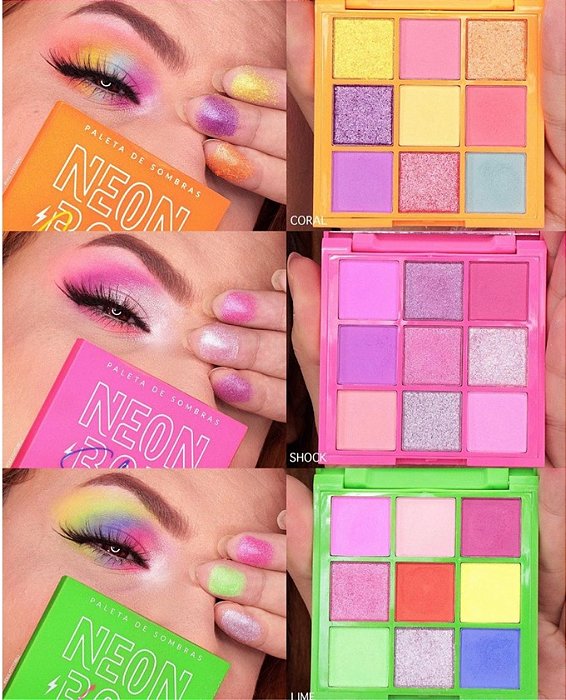 PALETA DE SOMBRAS NEON BOLT BELLA FEMME