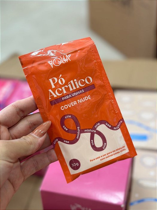 PO ACRILICO COVER NUDE 30G VOLIA