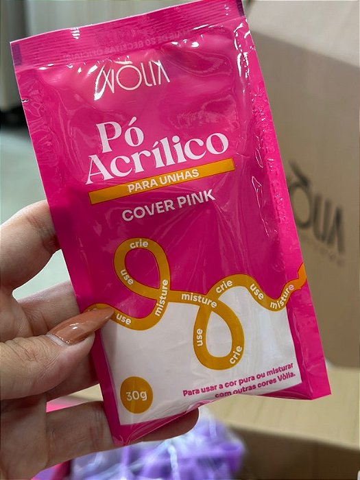 PO ACRILICO COVER PINK 30G VOLIA