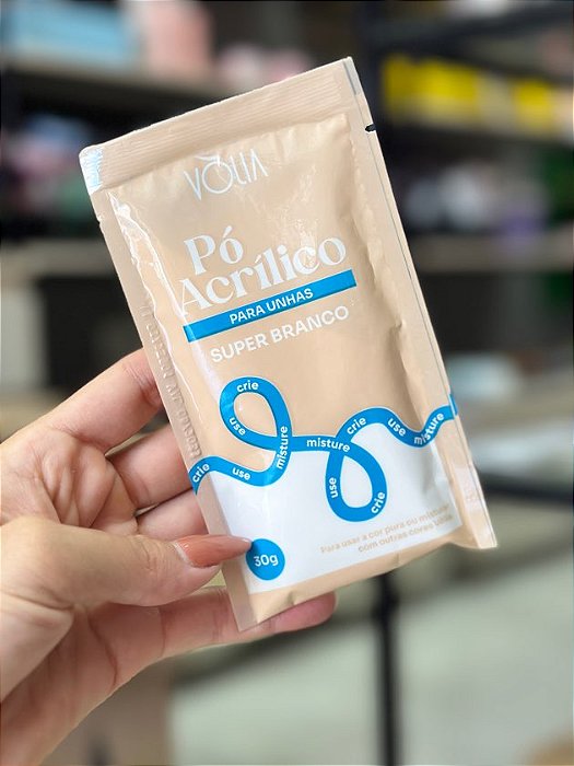 PO ACRILICO SUPER BRANCO 30G VOLIA