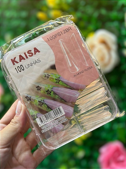 POSTICA ALMOND RUSSA TRANSPARENTE KAISA C/100 UNI