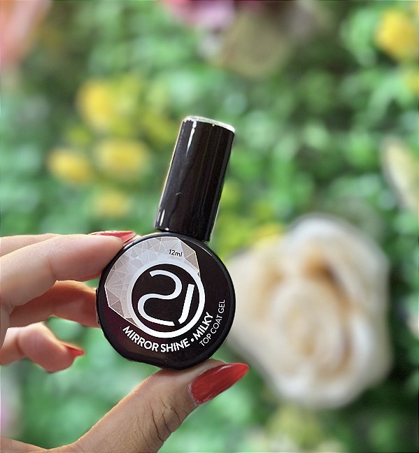 Top coat mirror milky Nails 21 12ml