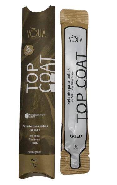 TOP COAT SACHE GOLD 9ML VOLIA