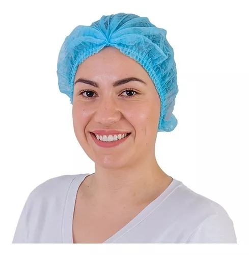 TOUCA DESCARTAVEL AZUL C 5 PACOTE