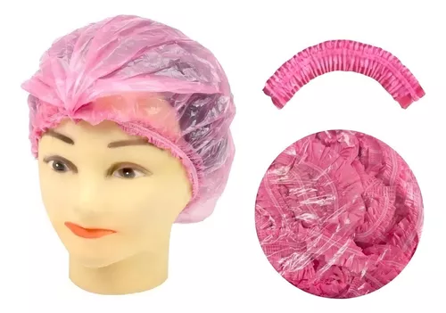 TOUCA DESCARTAVEL ROSA C 5 PACOTE