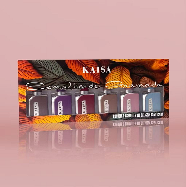 KIT ESMALTES LUXO GRAMADO KAISA