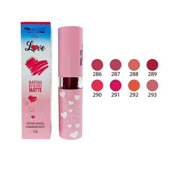 BATOM MAX LOVE EFEITO MATTE
