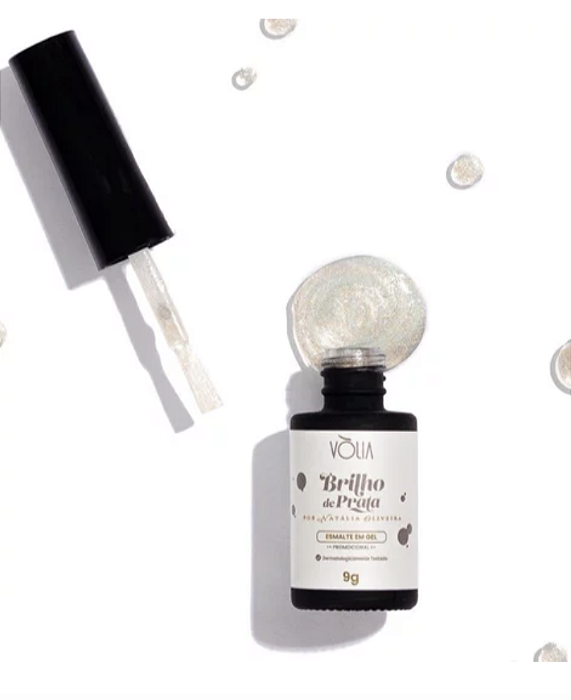 ESMALTE BRILHO DE PRATA VOLIA 9G