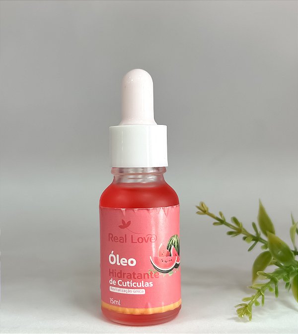 ÓLEO HIDRATANTE DE CUTÍCULA MELANCIA 15ML REAL LOVE