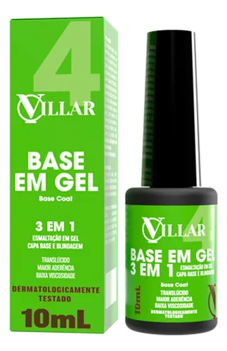 BASE EM GEL 3 EM 1 10ML VILLAR