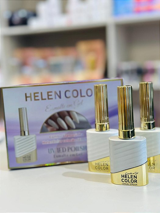 KIT FRANCESINHA COM 3 UNI. 18ML COLEÇÃO SERENA HELEN COLOR