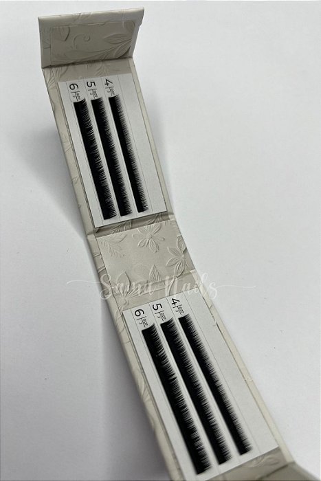 CÍLIOS POSTIÇOS POCKET PRETO MIX 4-6 CURVATURA E ESPESSURA C 0.07 CHERRY LASH