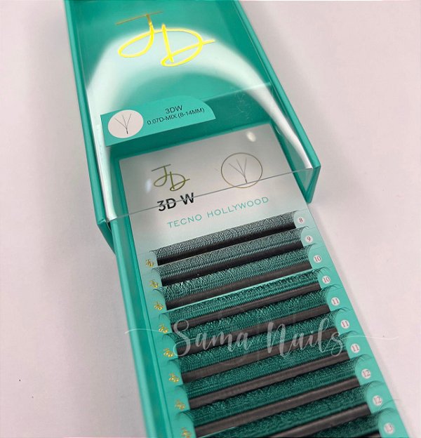 CÍLIOS TECNO HOLLYWOOD 3D W 0,07 - CURVATURA D JÉSSICA DEMETI