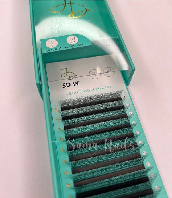 CÍLIOS TECNO HOLLYWOOD 3D W 0,07 - CURVATURA M JÉSSICA DEMETI