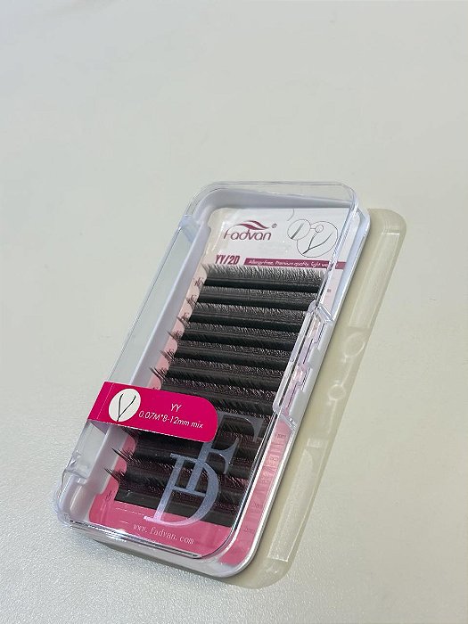 CÍLIOS YY 2D 0.07M 8-12MM MIX FADVAN