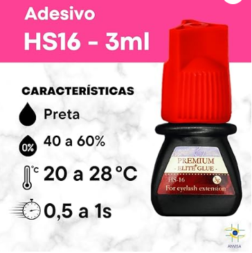 COLA PARA EXTENSÃO DE CÍLIOS ELITE HS16 3G