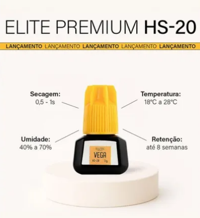 COLA PARA EXTENSAO DE CILIOS ELITE HS20 VEGA 3G