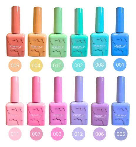 ESMALTE TONS PASTÉIS 10ML  DAFU