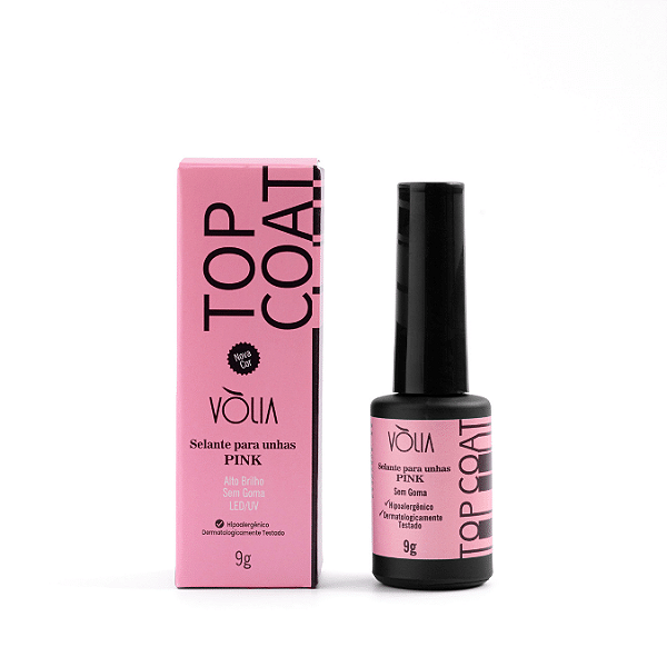 TOP COAT PINK FRASCO 9G VOLIA