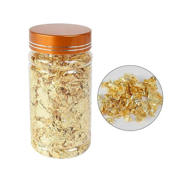 POTE DE FOLHA DE OURO P