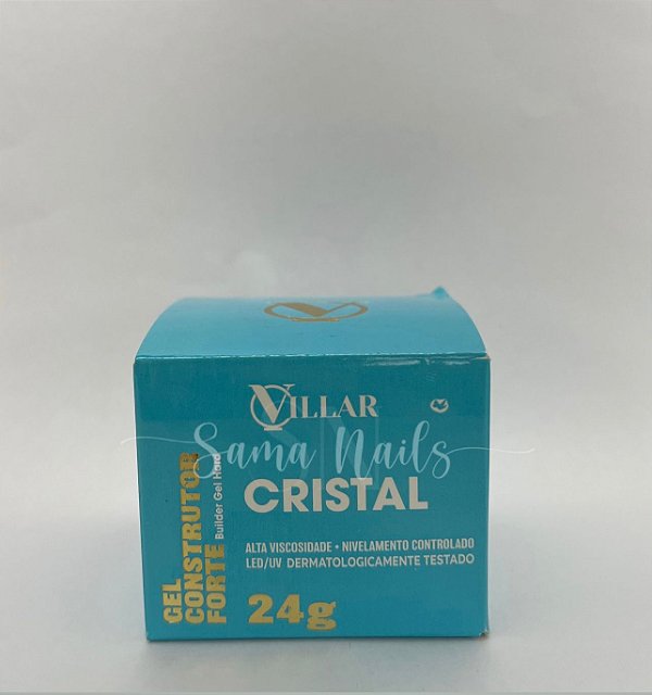 GEL CONSTRUTOR FORTE 24G VILLAR - CRISTAL