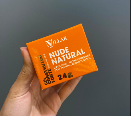 GEL CONSTRUTOR FORTE 24G VILLAR - NUDE NATURAL