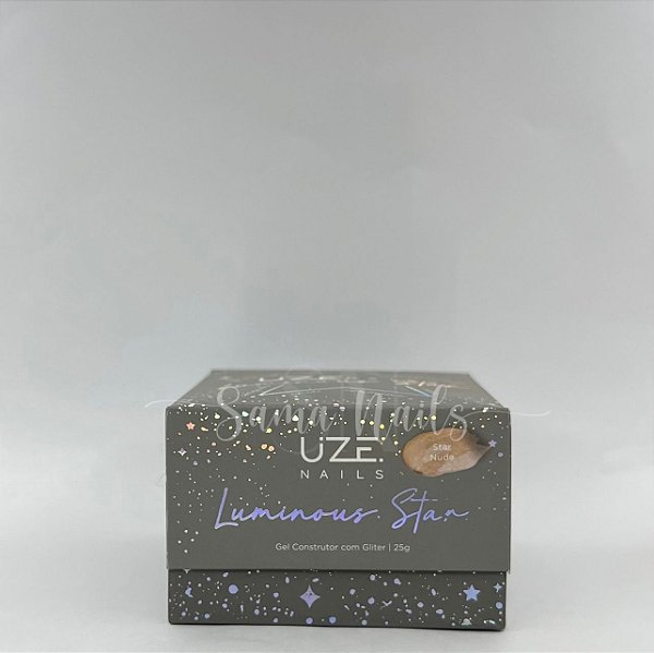 GEL CONSTRUTOR LUMINOUS STAR 25G UZE NAILS - STAR NUDE