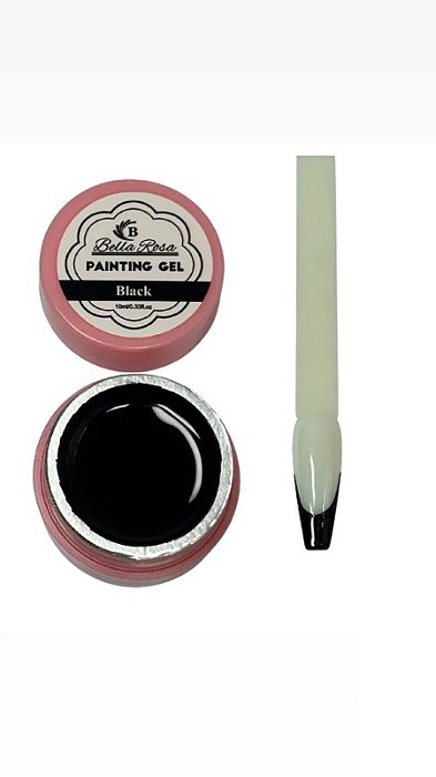 GEL PAINT 10ML BELLA ROSA  - BLACK