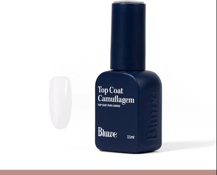 TOP COAT CAMUFLAGEM 11ML BLUWE - SILK WHITE