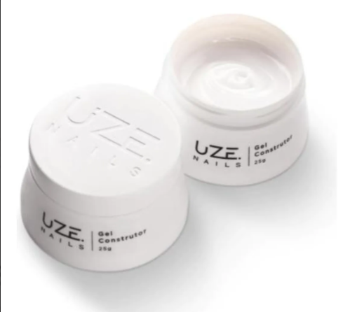 GEL CONSTRUTOR 25G UZE NAILS  - NATURAL BABY WHITE