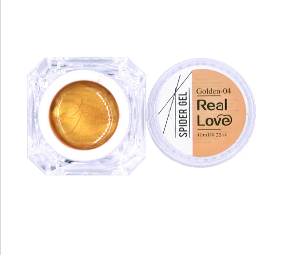 SPIDER GEL DOURADO REAL LOVE
