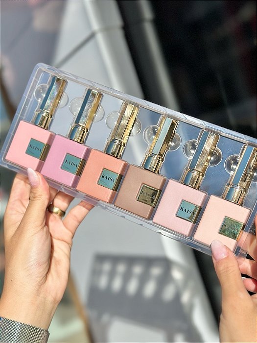 KIT ESMALTE LUXO NUDE KAISA