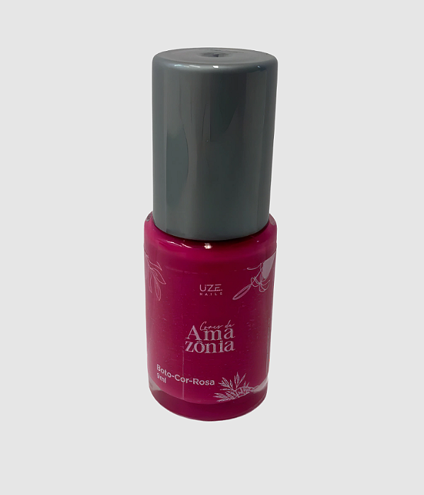 ESMALTE TRADICIONAL BOTO COR DE ROSA CREMOSO 9ML UZE NAILS