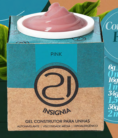 GEL ECOLINE INSIGNIA 34G NAILS 21  - PINK