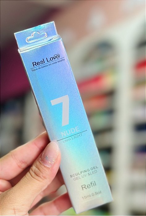 GEL LINHA LIGHT SACHÊ 15G REAL LOVE  - 7 NUDE