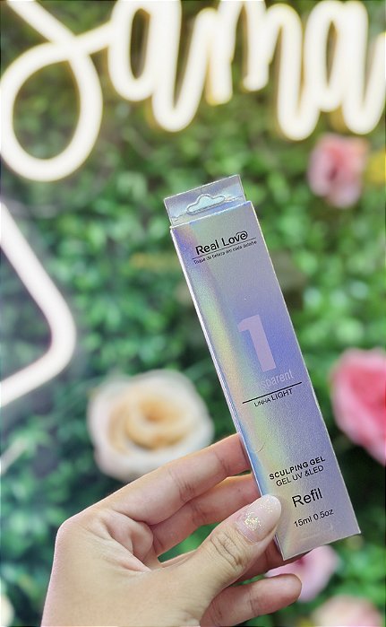 GEL LINHA LIGHT SACHÊ 15G REAL LOVE  - 1 TRANSPARENTE